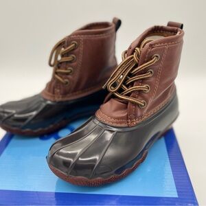Josmo Girls Dark Brown Duck Boots Smart Step Size 1 M US